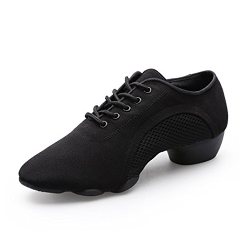 YIBLBOX Damen Gymnastik Sport Fitness Tanz Turnschuh Training Tanzsneaker Lace-Up Mesh Websneaker jazzdance Schuhe Dancesneaker Tanzschuhe von YIBLBOX