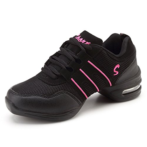 YIBLBOX Damen Gymnastik Sport Tanz Turnschuh Training Tanzsneaker Websneaker jazzdance Schuhe Dancesneaker Tanzschuhe von YIBLBOX