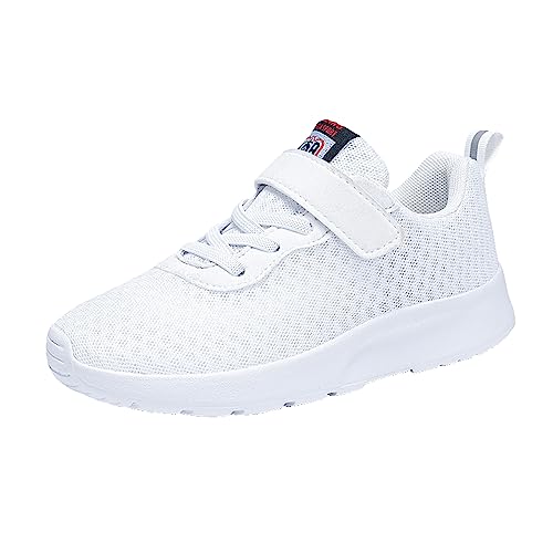 YIBLBOX Kinder Mädchen Jungen Laufschuhe Leichte Atmungsaktive Slip auf Athletic Sport Sneakers von YIBLBOX