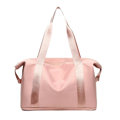 YIMAISZQ handgepäck Tasche Reisetasche Klappende Gepäckbeutel Sporttasche Handtasche Yoga Fitness Bag-rosa von YIMAISZQ