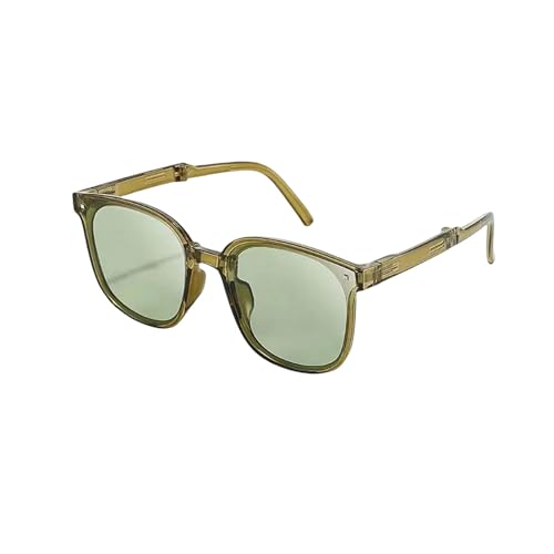 YIMAISZQ sonnenbrille Faltbare Sonnenbrille, Tragbar, Sonnenbrille Für Männer Und Frauen-grün 2 von YIMAISZQ