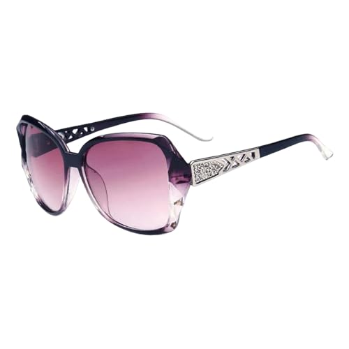 YIMAISZQ sonnenbrille Quadratische Sonnenbrille Frauen Lila Sonnenbrille Weibliche Spiegel Schatten Damen-04 Lila von YIMAISZQ