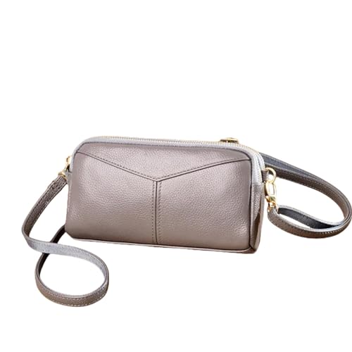 YIMAIZYY Tasche Kleine Crossbody -Bag Frauen Einkaufstasche Feste Farbe Clutch Ladies Bags Für Umhängetaschen-Grau von YIMAIZYY