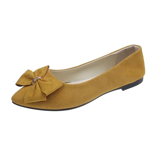 Ballerinas Damen Elegant Flache Schuhe Leichtgewichts Komfortable Slip On Gymnastikschuhe Loafer Spitzem Zehenbereich Atmungsaktiv Casualschuhe rutschfest Freizeit Walking Damenschuhe Für Frauen Ballerinas Damen Elegant Flache Schuhe Leichtgewichts Komfortable Slip On Gymnastikschuhe Loafer Spitzem Zehenbereich Atmungsaktiv Casualschuhe rutschfest Freizeit Walking Damenschuhe Für Frauen von YIzdegg