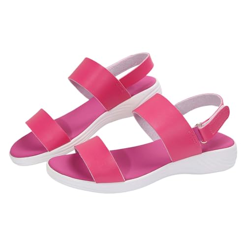 YIzdegg RöMische Sandalen Damen Atmungsaktiv Sandals Offene Zehe Sandaletten LäSsige Schuhe Damen Barfuss Sandalen Damen Sandalen Damen Breite FüßE OrthopäDische Hausschuhe Strandschuhe Slipper von YIzdegg