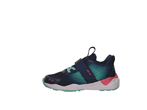 Lurchi Jungen Mädchen LEIF YK-ID Sneaker, Navy Fuchsia Turquise, 28 EU von YK-ID