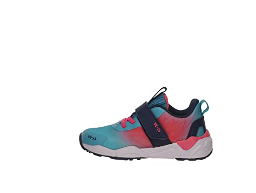 Lurchi Jungen Mädchen LEIF YK-ID Sneaker, Turquise Navy Fuchsia, 29 EU von YK-ID