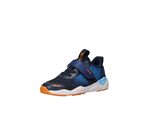 Lurchi LEIF YK-ID Sneaker, Navy Blue ORANGE, 34 EU von YK-ID