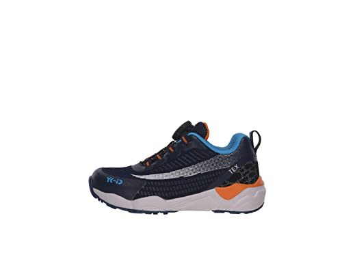 Lurchi LEURON-TEX YK-ID Sneaker, DK Blue ORANGE, 28 EU von YK-ID