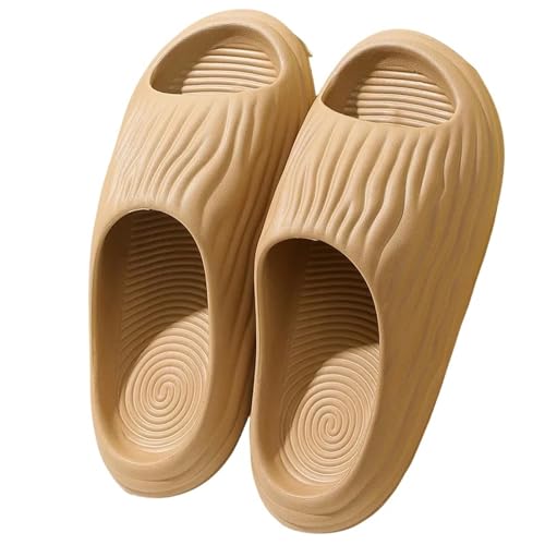 YLXCKGS Flip-Flops Eva Bitter Melone Hausschuhe Männer Flip-Flops Weiche Sohle Strand Dicke Sohle Weiche Sandale Frauen Outdoor Handlichkeit Schuhe-Braun-36-37 von YLXCKGS