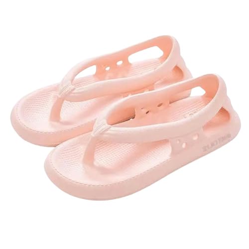 YLXCKGS Flip-Flops Flip-Flops, Männer Und Frauen Können Rutschfeste, Verschleißfeste Jacken Dicke Hausschuhe Im Sommer Tragen-Rosa-36-37 von YLXCKGS