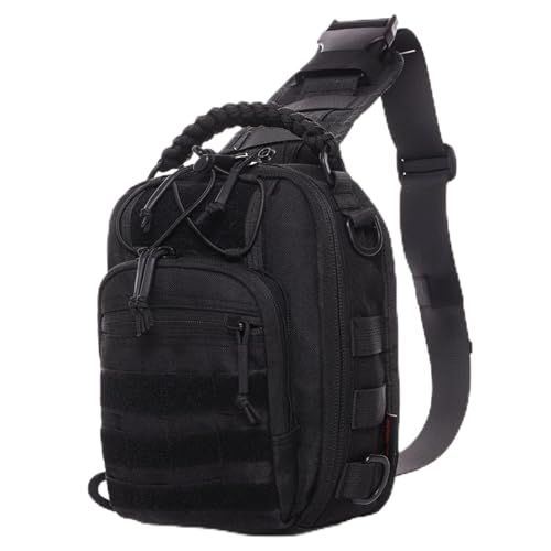 Beintasche,Beintasche Motorrad,Oberschenkeltasche Outdoor-Sport, multifunktionale Brusttasche, Umhängetasche, Herren- und Damen-Umhängetasche, wasserdichte Brusttasche, Freizeittasche (Color : Black von YNZUNMY