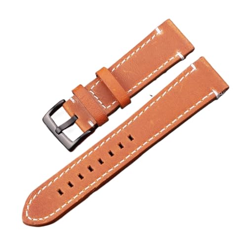 YONGNAGUI NASUNJIA Vintage-Echtleder-Uhrenarmband, 7 Farben, Gürtel, 18 mm, 20 mm, 22 mm, 24 mm, für Damen und Herren, Rindsleder, Uhrenarmband, Zubehör, 24 mm, Achat YONGNAGUI NASUNJIA Vintage-Echtleder-Uhrenarmband, 7 Farben, Gürtel, 18 mm, 20 mm, 22 mm, 24 mm, für Damen und Herren, Rindsleder, Uhrenarmband, Zubehör, 24 mm, Achat von YONGNAGUI