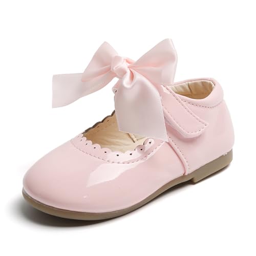 YOSICIL Klassische Lederschuhe Mädchen Mary Jane Schuhe Kleinkind Ballerina Shoes Sandalen Schleifen Geburtstagsparty Halloween Weihnachten Karneval Schulschuhe Kindergarten Geschenk, Rosa, 28 YOSICIL Klassische Lederschuhe Mädchen Mary Jane Schuhe Kleinkind Ballerina Shoes Sandalen Schleifen Geburtstagsparty Halloween Weihnachten Karneval Schulschuhe Kindergarten Geschenk, Rosa, 28 von YOSICIL