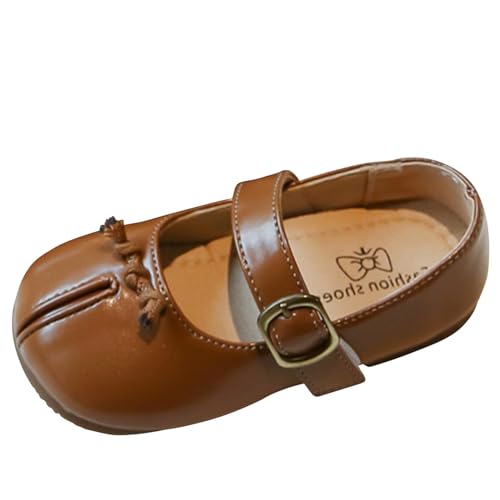 YOSICIL Kleinkind Prinzessinnenschuhe Mädchen Ballerina Schuhe Elegante Mary Jane Schuhe Lederschuhe Schulschuhe für Geschenk Halloween Weihnachten Geburtstagsfeiern Karneval Verkleidung, Braun, 24 YOSICIL Kleinkind Prinzessinnenschuhe Mädchen Ballerina Schuhe Elegante Mary Jane Schuhe Lederschuhe Schulschuhe für Geschenk Halloween Weihnachten Geburtstagsfeiern Karneval Verkleidung, Braun, 24 von YOSICIL