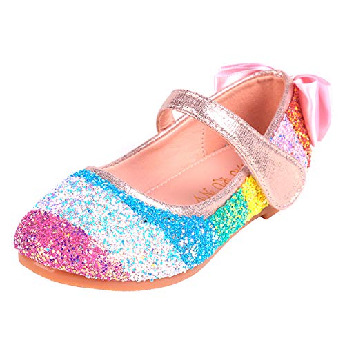 YOSICIL Mädchen ELSA Schuhe Regenbogen Schuhe Kinder Prinzessin Schuhe Eiskönigin Schuhe Karneval Party Tanzschuhe Partei Ballerinas Fasching Weihnachtsfeier Fest Schuhe Bunte Schuhe YOSICIL Mädchen ELSA Schuhe Regenbogen Schuhe Kinder Prinzessin Schuhe Eiskönigin Schuhe Karneval Party Tanzschuhe Partei Ballerinas Fasching Weihnachtsfeier Fest Schuhe Bunte Schuhe von YOSICIL