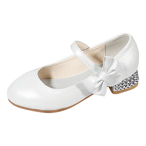YOSICIL Mädchen Kinder Pumps Prinzessin Schuhe mit Absatz Heels Mary Jane Schuhe Babys Ballerinas Schuluniform Lederschuhe Casual für Festival Partys Geburtstag Geschenk Schule Halloween, Weiß, 39 YOSICIL Mädchen Kinder Pumps Prinzessin Schuhe mit Absatz Heels Mary Jane Schuhe Babys Ballerinas Schuluniform Lederschuhe Casual für Festival Partys Geburtstag Geschenk Schule Halloween, Weiß, 39 von YOSICIL