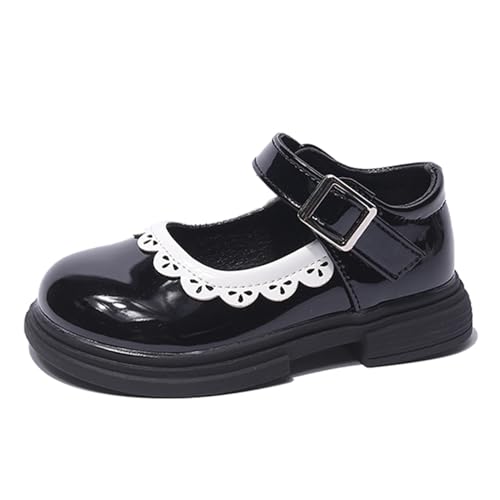 YOSICIL Mädchen Mary Jane Schuhe Schulschuhe Ballerinas Kleinkind Prinzessin 2-7 Jahre Flach Shoes für Weihnachten Geburtstagsfeiern Karneval Verkleidung Kindergarten, Schwarz, 30 YOSICIL Mädchen Mary Jane Schuhe Schulschuhe Ballerinas Kleinkind Prinzessin 2-7 Jahre Flach Shoes für Weihnachten Geburtstagsfeiern Karneval Verkleidung Kindergarten, Schwarz, 30 von YOSICIL