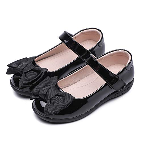 YOSICIL Mädchen Prinzessin Ballerinas Damen Kinder Party Schuhe Kunstleder Mary Jane Tanzschuhe Studenten Lederschuhe Festliche Kinderschuhe Fasching Karneval Halloween Tanzball Schwarz 26-40 YOSICIL Mädchen Prinzessin Ballerinas Damen Kinder Party Schuhe Kunstleder Mary Jane Tanzschuhe Studenten Lederschuhe Festliche Kinderschuhe Fasching Karneval Halloween Tanzball Schwarz 26-40 von YOSICIL