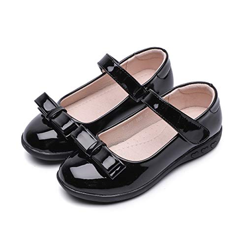 YOSICIL Mädchen Prinzessin Ballerinas Damen Kinder Party Schuhe Kunstleder Mary Jane Tanzschuhe Studenten Lederschuhe Festliche Kinderschuhe Fasching Karneval Halloween Tanzball Schwarz 26-40 YOSICIL Mädchen Prinzessin Ballerinas Damen Kinder Party Schuhe Kunstleder Mary Jane Tanzschuhe Studenten Lederschuhe Festliche Kinderschuhe Fasching Karneval Halloween Tanzball Schwarz 26-40 von YOSICIL