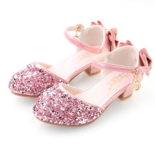 YOSICIL Mädchen Prinzessin Schuhe ELSA Glitzer Sandalen Flamenco Schuhe Mädchen Partei Kristall Schuhe Bowknot Hochzeitsschuhe Festschuhe Karneval Halloween Weihnachten Party,Mode01 Pink,30 YOSICIL Mädchen Prinzessin Schuhe ELSA Glitzer Sandalen Flamenco Schuhe Mädchen Partei Kristall Schuhe Bowknot Hochzeitsschuhe Festschuhe Karneval Halloween Weihnachten Party,Mode01 Pink,30 von YOSICIL