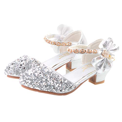 YOSICIL Mädchen Prinzessin Schuhe ELSA Glitzer Sandalen Pailletten Pumps Partei Kristall Schuhe Bowknot Hochzeitsschuhe Festschuhe Karneval Halloween Weihnachten Party 26-38 YOSICIL Mädchen Prinzessin Schuhe ELSA Glitzer Sandalen Pailletten Pumps Partei Kristall Schuhe Bowknot Hochzeitsschuhe Festschuhe Karneval Halloween Weihnachten Party 26-38 von YOSICIL