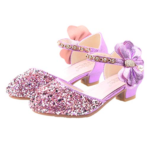 YOSICIL Mädchen Prinzessin Schuhe ELSA Glitzer Sandalen Flamenco Schuhe Mädchen Partei Kristall Schuhe Bowknot Hochzeitsschuhe Festschuhe Karneval Halloween Weihnachten Party,Mode02 Lila,29 YOSICIL Mädchen Prinzessin Schuhe ELSA Glitzer Sandalen Flamenco Schuhe Mädchen Partei Kristall Schuhe Bowknot Hochzeitsschuhe Festschuhe Karneval Halloween Weihnachten Party,Mode02 Lila,29 von YOSICIL