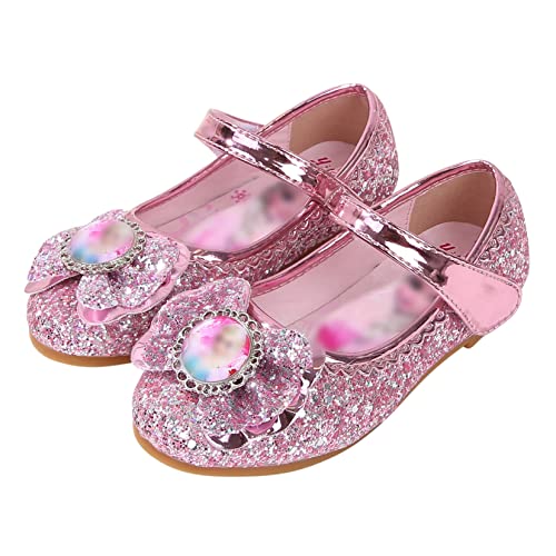 YOSICIL Mädchen Prinzessin Schuhe ELSA Kristall Schuhe Frozen Eiskönigin Sandalen Partei Glitzer Pumps Festlich Ballerina Karneval Verkleidung Kinder Kostüm Zubehör Schuhe,Rosa,33 YOSICIL Mädchen Prinzessin Schuhe ELSA Kristall Schuhe Frozen Eiskönigin Sandalen Partei Glitzer Pumps Festlich Ballerina Karneval Verkleidung Kinder Kostüm Zubehör Schuhe,Rosa,33 von YOSICIL