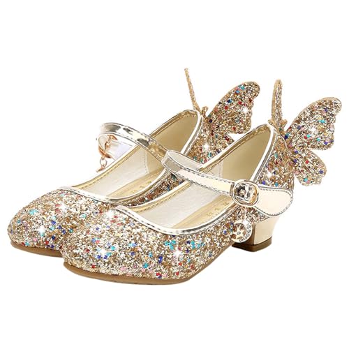 YOSICIL Mädchen Prinzessin Schuhe ELSA Schmetterling Schuhe mit Absatz Pailletten Glitzer Schuhe Kinder Ballerinas Hochzeitsschuhe Partei Festschuhe Karneval Halloween Weihnachten Party 26-38 YOSICIL Mädchen Prinzessin Schuhe ELSA Schmetterling Schuhe mit Absatz Pailletten Glitzer Schuhe Kinder Ballerinas Hochzeitsschuhe Partei Festschuhe Karneval Halloween Weihnachten Party 26-38 von YOSICIL