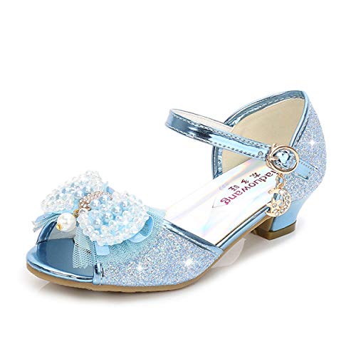 YOSICIL Mädchen Prinzessin Schuhe ELSA Schuhe mit Absatz Glitzer Schuhe Kinder Kristall Pumps Mädchen Kostüm Zubehör Schuhe Hochzeitsschuhe Lila Blau Pink Golden Silber in Größe 26-38 YOSICIL Mädchen Prinzessin Schuhe ELSA Schuhe mit Absatz Glitzer Schuhe Kinder Kristall Pumps Mädchen Kostüm Zubehör Schuhe Hochzeitsschuhe Lila Blau Pink Golden Silber in Größe 26-38 von YOSICIL