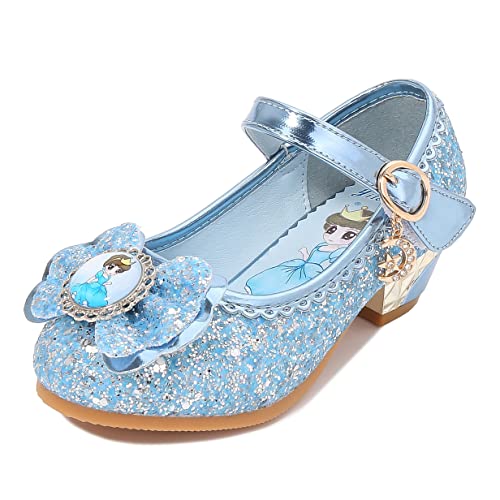 YOSICIL Mädchen Prinzessin Schuhe mit Absatz ELSA Schuhe Flamenco Schuhe Festliche Tanzschuhe Kristall Schuhe Partei Glitzer Pumps Halloween Weihnachten Party Karneval Weihnachtsfeier,Blau,25 YOSICIL Mädchen Prinzessin Schuhe mit Absatz ELSA Schuhe Flamenco Schuhe Festliche Tanzschuhe Kristall Schuhe Partei Glitzer Pumps Halloween Weihnachten Party Karneval Weihnachtsfeier,Blau,25 von YOSICIL