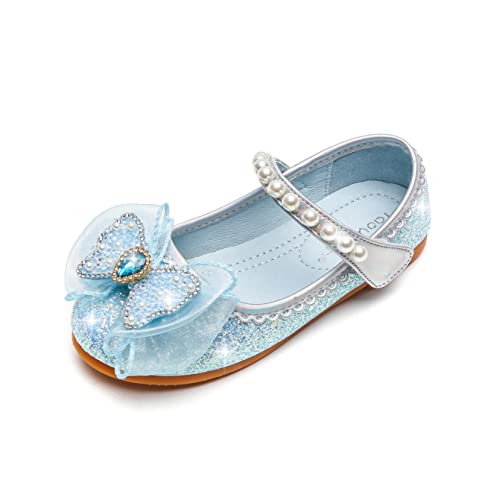 YOSICIL Mädchen Schuhe Prinzessin Glitzer Glitter Pailletten Kinder Sandalen für Cosplay Verkleidung Geburtstagsparty Weihnachten Karneval Halloween, Blau 26 YOSICIL Mädchen Schuhe Prinzessin Glitzer Glitter Pailletten Kinder Sandalen für Cosplay Verkleidung Geburtstagsparty Weihnachten Karneval Halloween, Blau 26 von YOSICIL