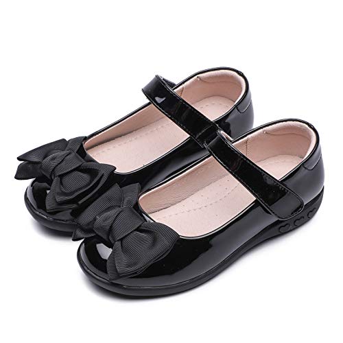 YOSICIL Mary Jane Schuhe für Mädchen Sandalen mit Schleifen Lederschuhe für Kind Baby Ballerina für Verkleidung Partei Alltag Geschenk Cosplay Weihnachten Kindergarten Schule, Schwarz C, 29 YOSICIL Mary Jane Schuhe für Mädchen Sandalen mit Schleifen Lederschuhe für Kind Baby Ballerina für Verkleidung Partei Alltag Geschenk Cosplay Weihnachten Kindergarten Schule, Schwarz C, 29 von YOSICIL