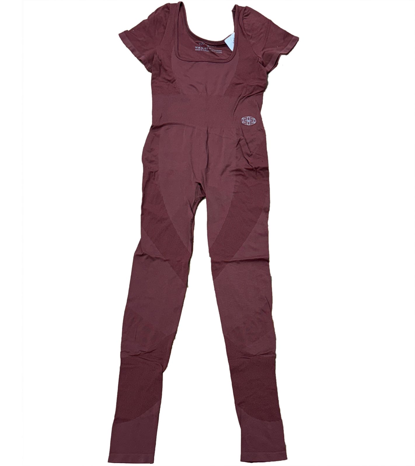 YOU DO YOU Damen Jumpsuit modischer Fitness-Einteiler betonter Taille Workout-Jumpsuit 905011 Mahagoni-Braun YOU DO YOU Damen Jumpsuit modischer Fitness-Einteiler betonter Taille Workout-Jumpsuit 905011 Mahagoni-Braun von YOU DO YOU