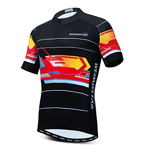 Fahrradtrikot für Herren, kurzärmelig, Dirtbike-Shirt, Fahrradbekleidung für Reiten, Radfahren, Biker, MTB, Radfahrer, BMX, Rennrad, Mountainbike, Straße, Mountainbike, F0367, XL von YOUALSO