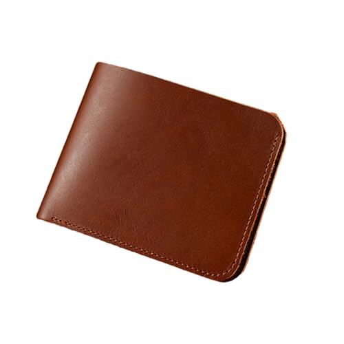 YOUNAFEN Bank-Kredit-Etui, Kartenhalter, Business-Geldbörse, ultradünn, Multi-Slot, modisch, Kartenetui, PU, Geldbörse für Herren, Braun, 12*9.5*1.5cm von YOUNAFEN