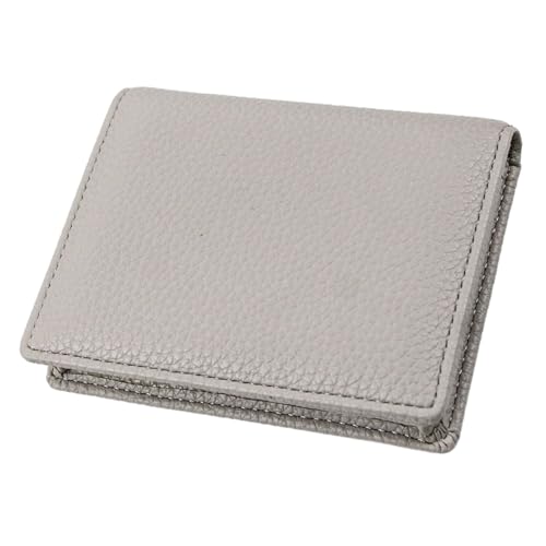 YOUNAFEN Bank Kreditkartenetui Litschi Textur Kartenhalter Große Kapazität Pocket Card Wallet Multi-Slot Cash Wallet für Unisex, Beige, 10.1*8*1.7cm von YOUNAFEN