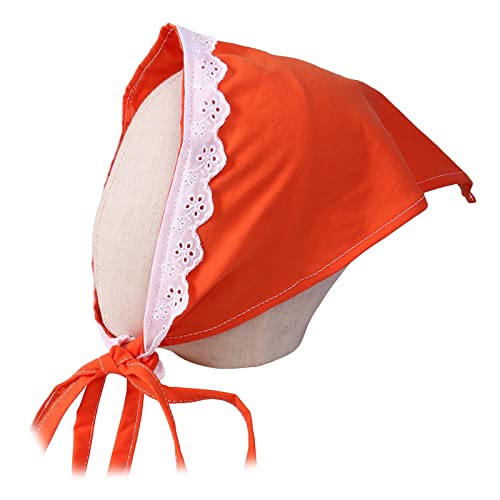 YOUNAFEN Blumen-Haarbandanas für Mädchen, florales Bandana, Stirnband, Damen, Kopftuch, Kinder, florales Haarschal, Boho-Bandana-Stirnband, Orange/Abendrot im Zickzackmuster (Sunset Chevron), as pics von YOUNAFEN