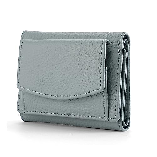 YOUNAFEN Geldbörse mit mehreren Fächern, PU-Leder, Ausweis, Kreditkarte, Bankkartenhalter, Unisex, Münzgeld, Clutch, Geldbörse, Mini-Geldbörse, Blau, as pics show von YOUNAFEN