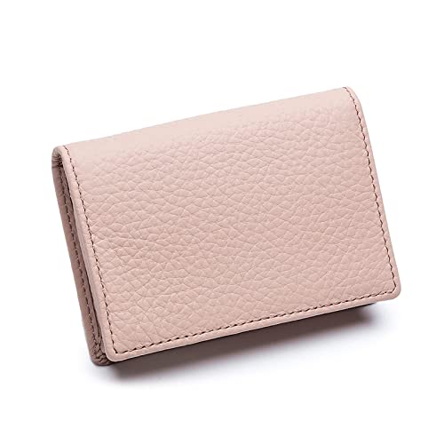 YOUNAFEN Kurze Herren-Geldbörse, Leder, Bifold-Geldbörse, Kreditkartenhalter, Münzgeldbörse, Business-Geldbörse für Herren, Helles Pink, as pics show von YOUNAFEN