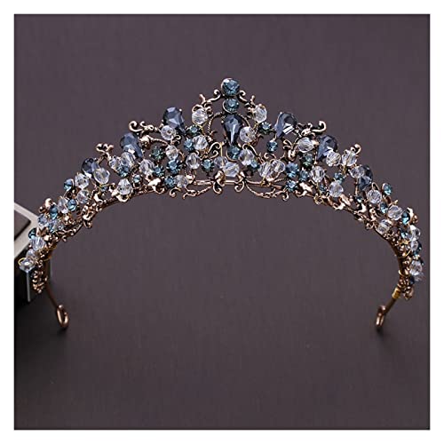 Braut-Tiaras, Krone, Hochzeit, Haarschmuck, Kristallkronen, Bräute, Stirnbänder von YPOSPDD