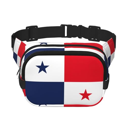 Damen-Bauchtasche mit Panama-Motiv, für den Alltag, für Reisen, Outdoor, Laufen, Jagd, für Erwachsene, Schwarz, Einheitsgröße Damen-Bauchtasche mit Panama-Motiv, für den Alltag, für Reisen, Outdoor, Laufen, Jagd, für Erwachsene, Schwarz, Einheitsgröße von YQxwJL