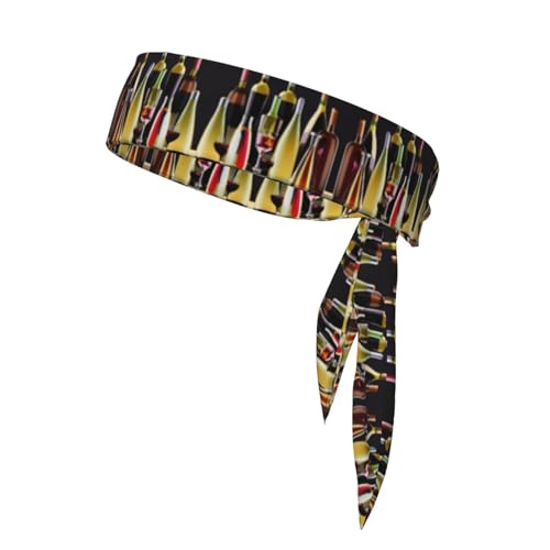 YQxwJL Kopfband für Cocktailgläser und Weinflaschen, für Männer und Frauen, verstellbare Bandana-Schweißbänder, Haarbänder für Sport YQxwJL Kopfband für Cocktailgläser und Weinflaschen, für Männer und Frauen, verstellbare Bandana-Schweißbänder, Haarbänder für Sport von YQxwJL