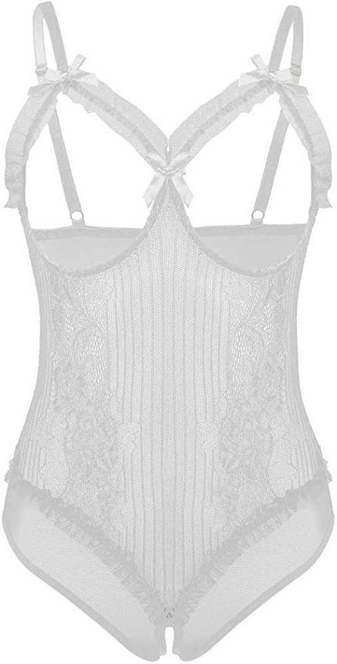 YRIIOMO Body Damen-Sexy-Dessous, superdünne transparente Spitzen-BH-Set von YRIIOMO