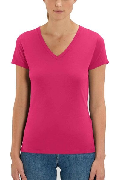 YTWOO Damen Bio T-Shirt mit V Ausschnitt. Basic V Neck Shirt Baumwolle (Bio) von YTWOO