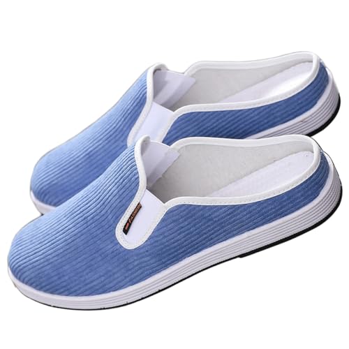 YUANSOME Hausschuhe Tai Chi Kung Fu Schuhe Canvas Slippers für Damen Herren Kampfsport Sportschuhe Martial Arts Schuhe Unisex Pantoffeln Leinenschuhe Sommerlatschen mit Rutschfester von YUANSOME