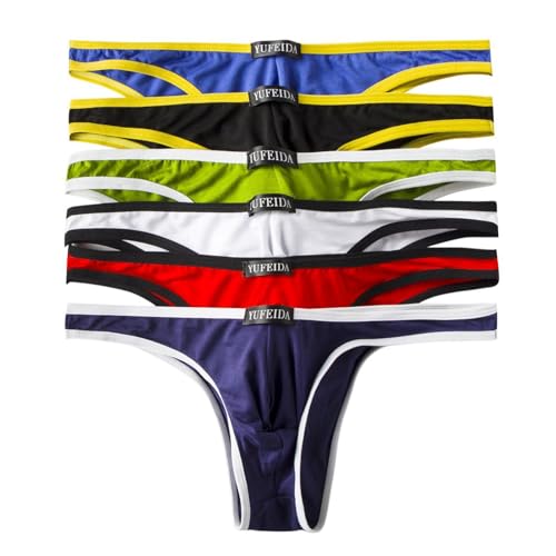 YUFEIDA Herren Strings Bequeme Modal Tanga Slips Weich G-String Unterwäsche YUFEIDA Herren Strings Bequeme Modal Tanga Slips Weich G-String Unterwäsche von YUFEIDA
