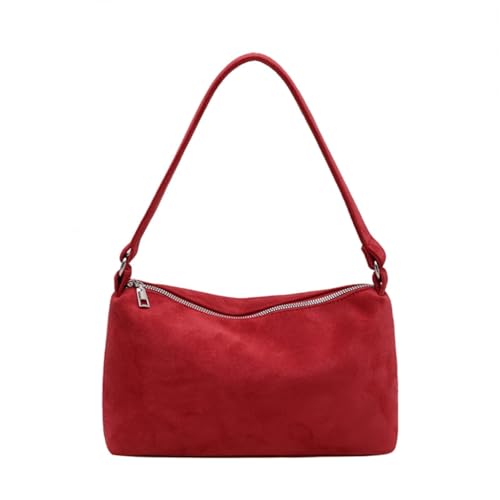 YUGSHNKFC Modische Unterarm-Geldbörse, lässig, zylinderförmig, PU-Leder, elegant, einfarbig, Schultertasche für verschiedene Anlässe, hot pink YUGSHNKFC Modische Unterarm-Geldbörse, lässig, zylinderförmig, PU-Leder, elegant, einfarbig, Schultertasche für verschiedene Anlässe, hot pink von YUGSHNKFC