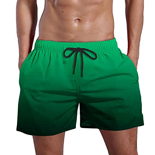 YULONGESS Badehose für Herren mit Reißverschlusstasche Atmungsaktiv Wasserabweisend Badeshorts Kurzen Strandhose Badeshorts Herren S-4XL Wasserabweisend Surf Shorts Badehose lang S-6XL 2023 Sommer von YULONGESS