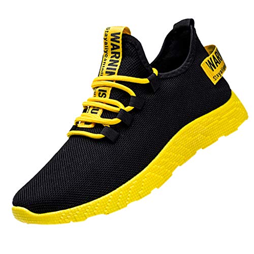 YULONGESS Schnürer Sportschuhe Sneaker für Herren Damen Leicht Atmungsaktiv Turnschuhe Sportschuhe Leicht Sportschuhe Fitness Gym Walkingschuhe leichte Sportschuhe Herren Wanderschuhe Wasserdicht von YULONGESS